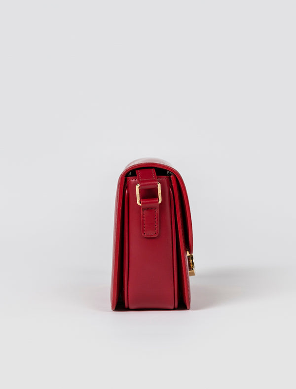 Teen triomphe bag in shiny calfskin